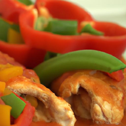 Savory Roasted Red ⁢Pepper & Mozzarella ​Stuffed Chicken Delight