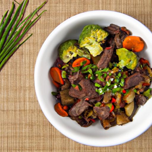 Fuel Up Right: Cauliflower Rice Bowl with Beef⁤ & Veggies