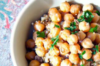Energize Your Day: Chickpea Quinoa Bowl with Tahini Drizzle