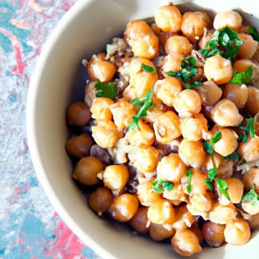 Energize Your Day: Chickpea Quinoa Bowl with Tahini Drizzle