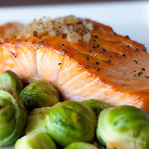 Savor the Flavor: Grilled Salmon with Roasted Brussels Sprouts