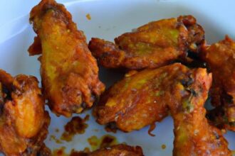 Fiery Flavor Fusion: Mango Habanero Air Fryer Wings Recipe