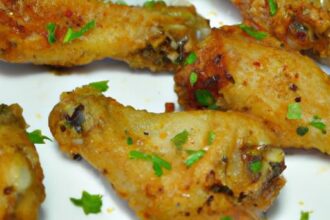Crispy Baked Lemon Pepper Chicken Wings: Zesty & Juicy Delight