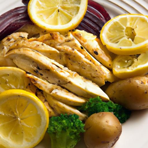 Zesty Lemon Garlic Chicken bowls: Air Fryer Perfection