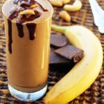 Decadent Chocolate Peanut Butter Banana Smoothie Recipe