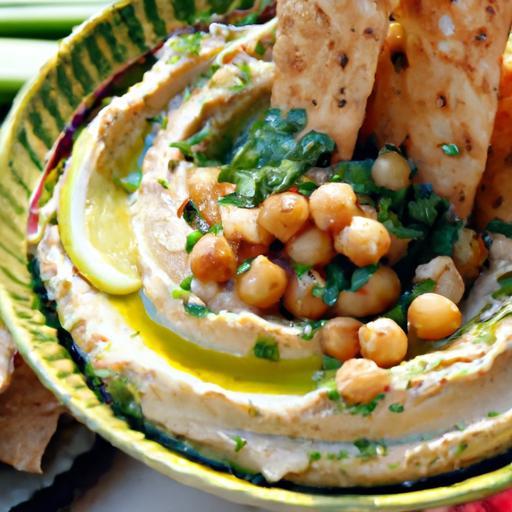 Edamame Hummus Delight: Perfect Pairing with Crispy Pita Chips
