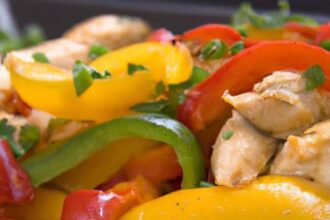 Sizzling Chicken Fajitas with Colorful Bell Peppers Recipe