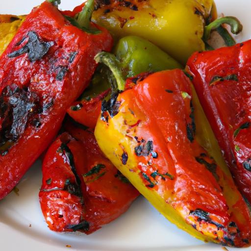 Bright and Bold: Air Fryer Mediterranean Roasted Peppers
