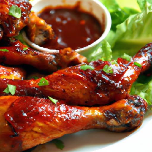 Irresistibly sticky BBQ chicken legs: a finger-licking delight