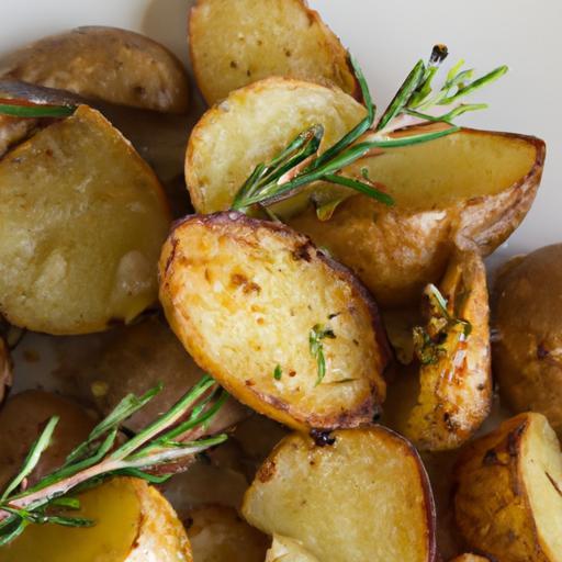 Golden Garlic Rosemary Roasted Potatoes: A Flavorful Delight