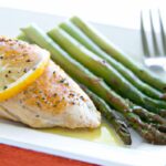 Zesty Lemon Herb Chicken with Tender Asparagus Delight