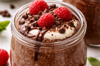Chocolate Chia Pudding .