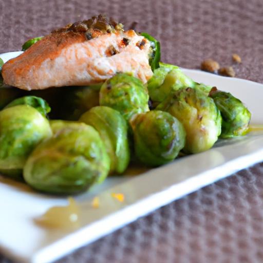 Savor Summer Flavors: Grilled Salmon & Roasted Brussels sprouts