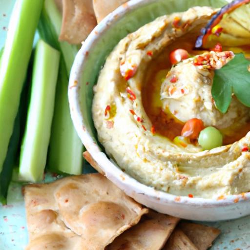 Edamame‍ hummus Delight: Perfect Pairing with Crispy‍ Pita Chips