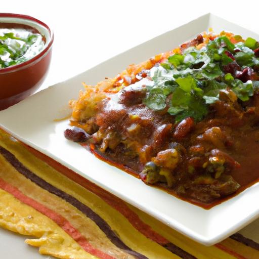 Hearty Chili​ Delight: Ground Beef⁢ with Enchilada Sauce