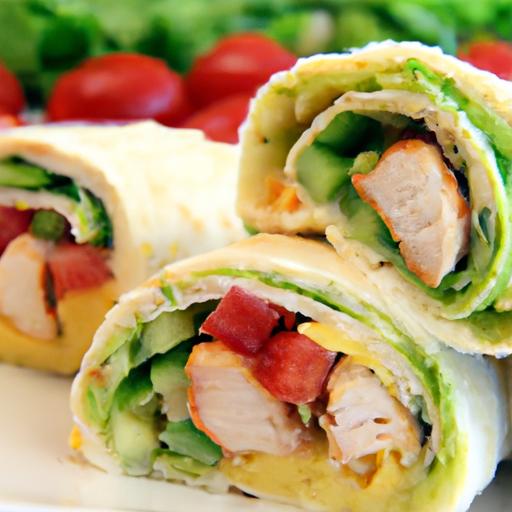 Mouthwatering Cheesy‌ Garlic Chicken Wraps You'll Love!