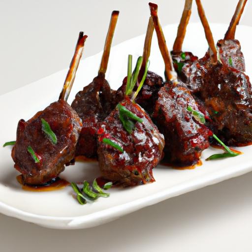 Lamb Lollipops: Savory Bites of tender ​Gourmet Delight