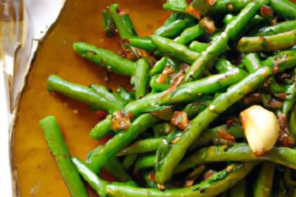 Garlic-Kissed Green Beans: A Simple Sautéed Delight