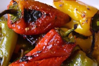 Crisp & Flavorful: Air Fryer Mediterranean Roasted Peppers