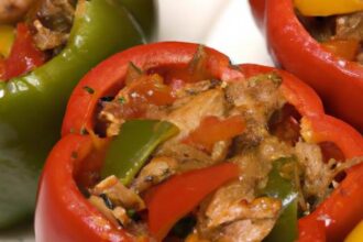 Flavor-Packed Chicken Stuffed Bell Peppers: A Tasty Twist