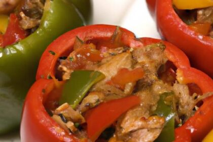 Flavor-Packed Chicken Stuffed Bell Peppers: A Tasty Twist