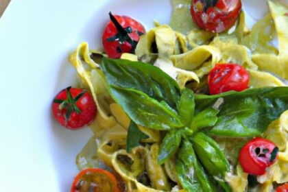 Fresh Flavors: How to Make Pesto Pasta with Cherry Tomatoes