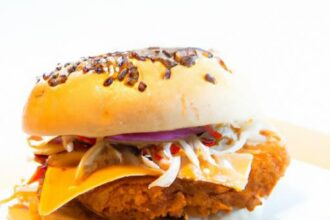 Crispy Air Fryer Teriyaki Chicken Burger: A Flavorful Twist