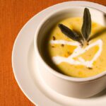 Velvety Butternut Squash Soup Infused with Fresh Sage