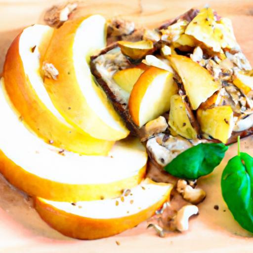 Crunchy Delight: Apple Slices Paired with Creamy Almond Butter