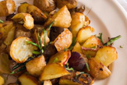 Crispy Garlic Rosemary Roasted Potatoes: A Flavorful Delight