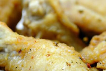 Zesty Delight: Mastering Lemon Pepper Chicken Wings at Home