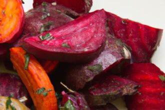 Crispy & Vibrant: Air Fryer Garlic Roasted Beets Recipe