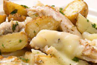 One-Pan Garlic Parmesan Chicken & Potatoes: Easy Dinner Delight