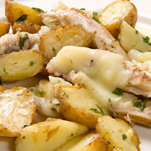 One-Pan Garlic Parmesan Chicken & Potatoes: Easy Dinner Delight