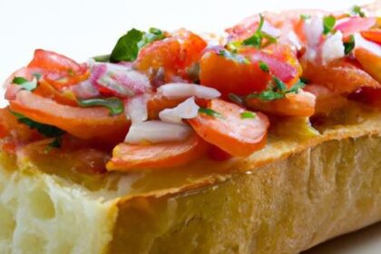 Tomato Bruschetta Hoagie: A Fresh Twist on Classic Subs
