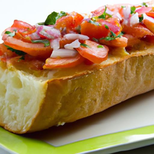 Tomato Bruschetta Hoagie: A Fresh Twist on Classic Subs