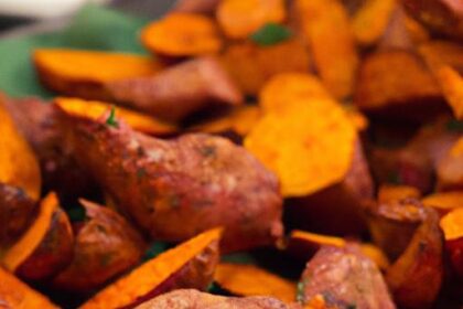 Crispy Air Fryer Korean Gochujang Sweet Potatoes Recipe