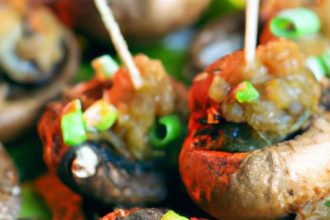 Crispy Air Fryer Stuffed Mushrooms: A Flavorful Delight
