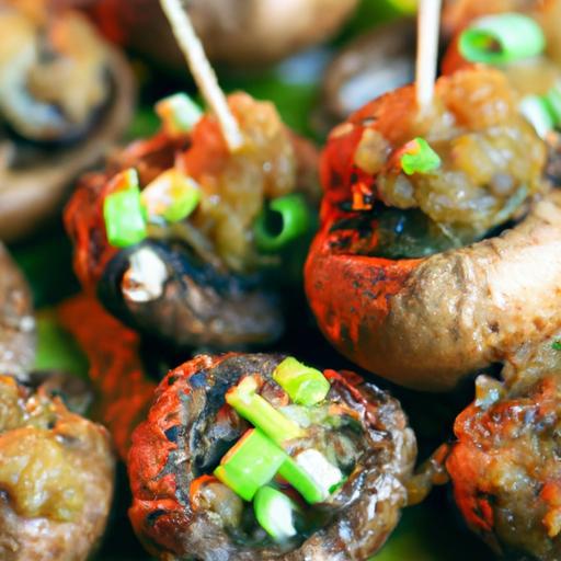 Crispy Air Fryer Stuffed Mushrooms: A Flavorful Delight