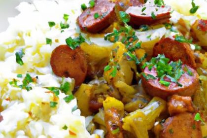 Spice Up Dinner with a Cajun Sausage and Rice Skillet