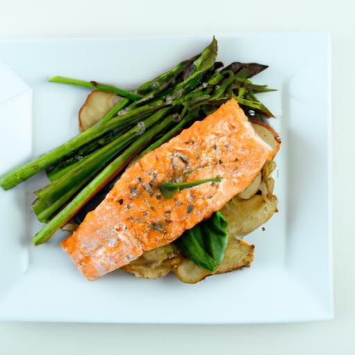 Nutrient-Packed Baked Salmon with Sweet Potato & Asparagus