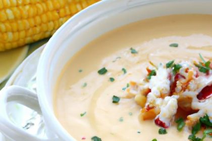 Golden Harvest: A Creamy Sweet Corn and Crab Chowder Delight