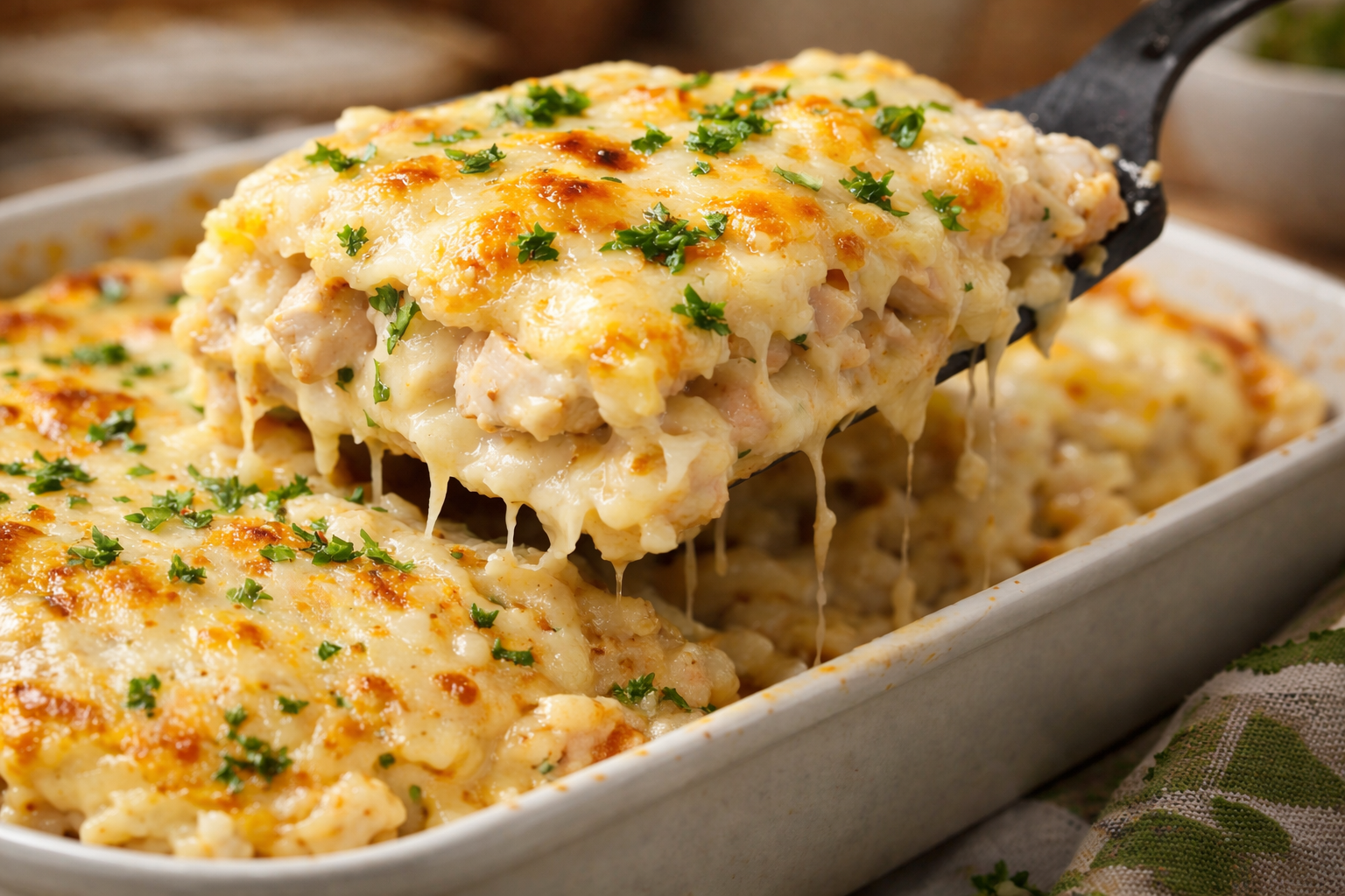 Chicken Alfredo Lasagna