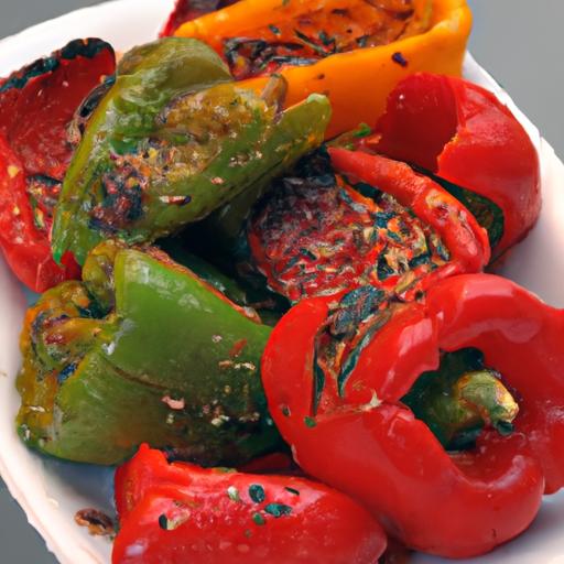 Crispy &⁤ Flavorful: Air Fryer Greek-Style Roasted ‌Peppers