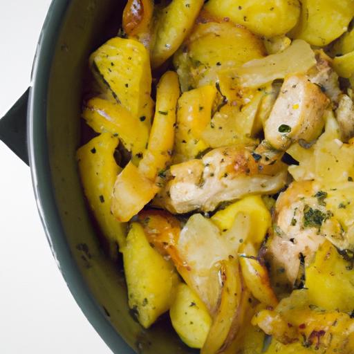 One-Pan Garlic Parmesan Chicken & ⁣Potatoes: Easy Dinner ‍Delight