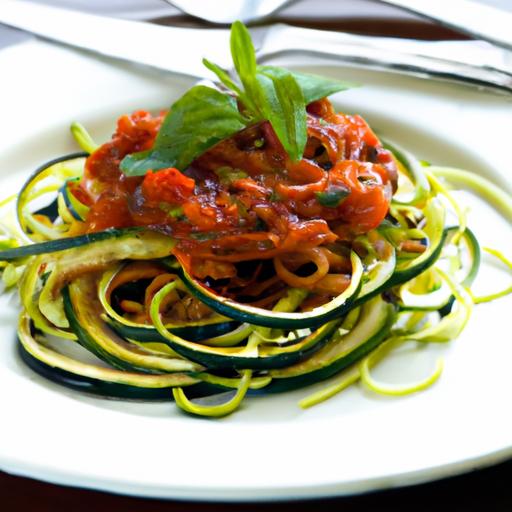 Twist on Tradition: Zucchini Noodles with Vibrant Marinara