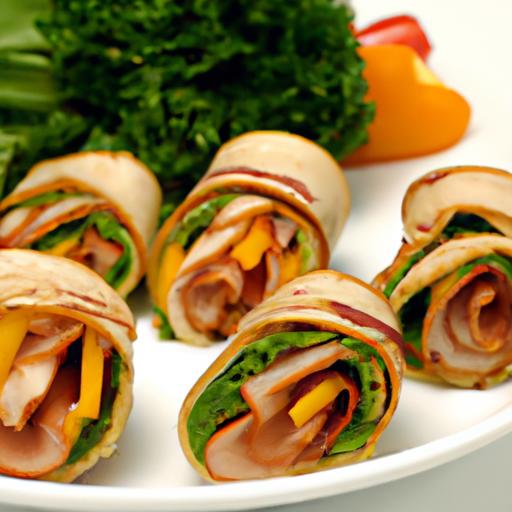 Turkey Roll-Ups ⁤with‍ Avocado: A Nutritious Snack Twist