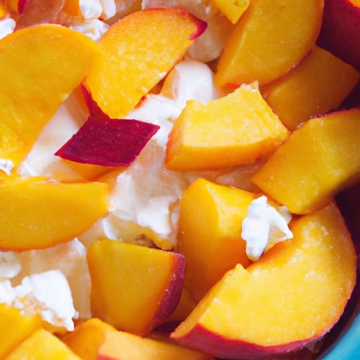 Peachy Delight: Crafting the Perfect Cottage Cheese bowl
