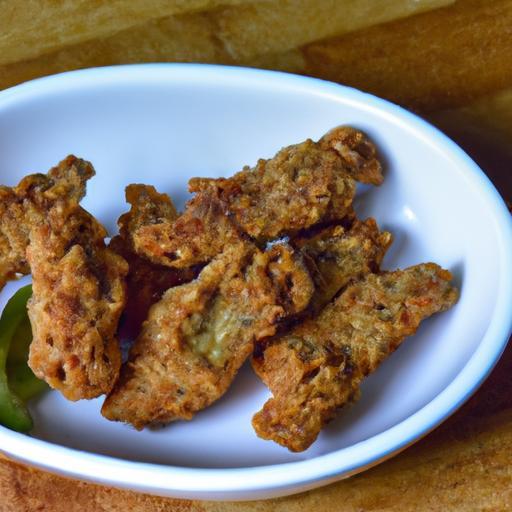 Crispy Air Fryer Vegan Chicken-Style Strips: Plant-Based Delight