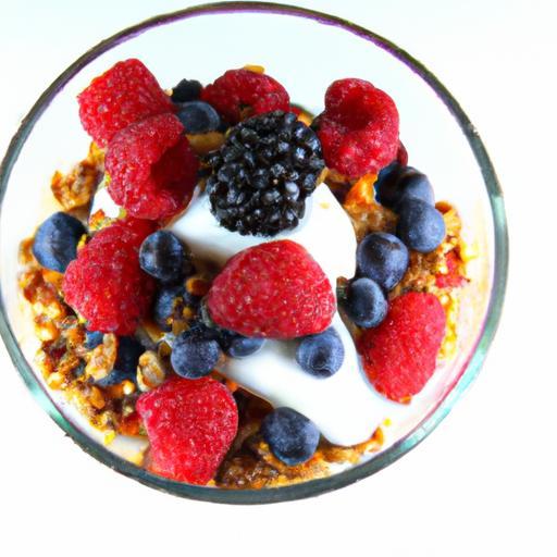 Brighten Your Day: Greek Yogurt Parfait with Berries & Granola